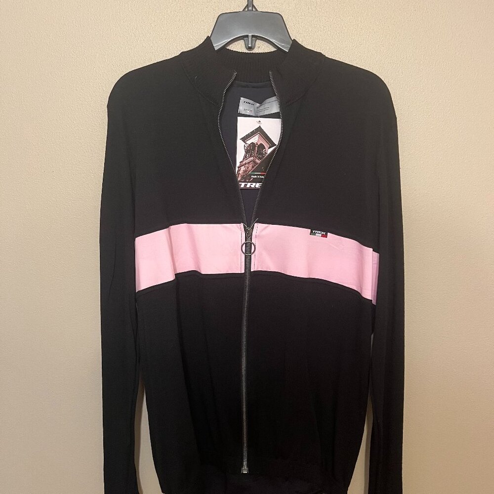Trek wool women’s bike cycling jersey black  XL